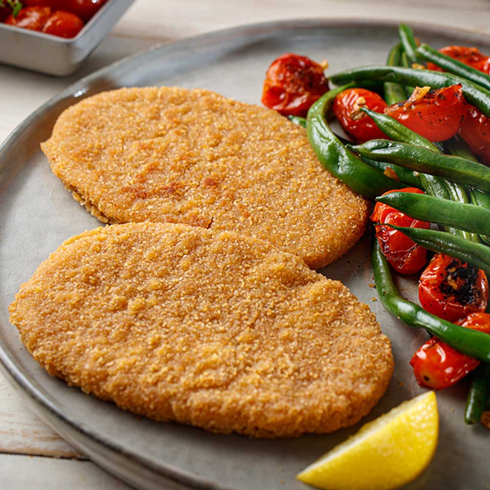 Imagen de Milanesas de soja con guarnición